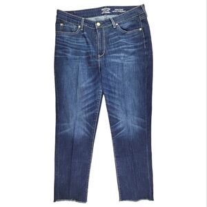 Levi's High Rise Ankle Straight Raw Hem Women's Jeans  32/14‎